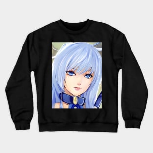 manga art cosplay blue eyes Crewneck Sweatshirt